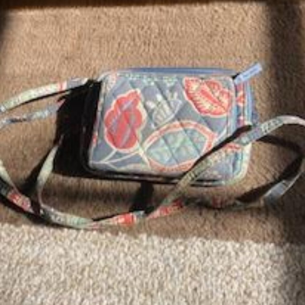 Vera Bradley Nomadic Floral Print Crossbody Wallet